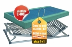 Akční set matrace Technogel Royal Bio Greenfirst+lamelový rošt Sirius HN