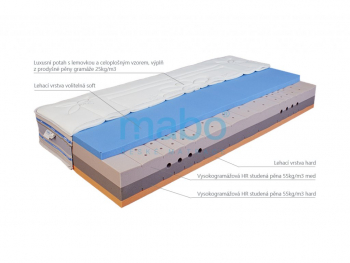 Matrace Meste PLUS Hard/Med 26cm Mabo 