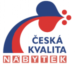 Postele byly testovány ve zkušebně nábytku a označeny certifikátem ČESKÁ KVALITA, splňující náročné požadavky dle norem EU.