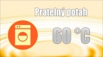 Potah je snímatelný, dělitelný na dvě části a pratelný do 60 °C. 