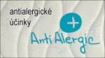 Potah Antialergic - je s antialergickou úpravou, jenž vyniká vynikajícím poměrem „výkon“/cena. Vlákna se tkají při vysokých teplotách, což je základem jejich antialergických vlastností.