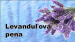 Pěna lavender.